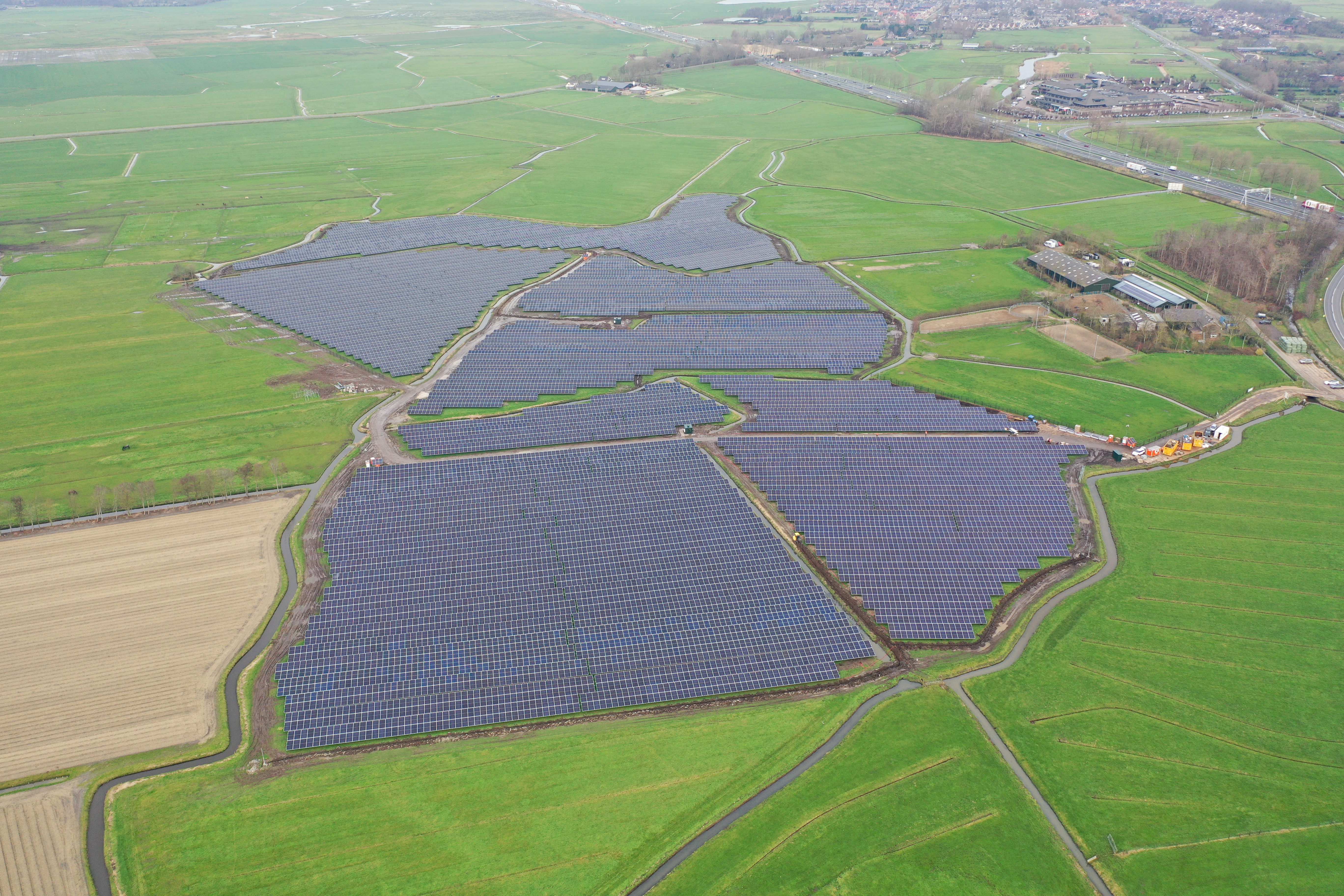 Zonnepark WinterZon Aerial View
